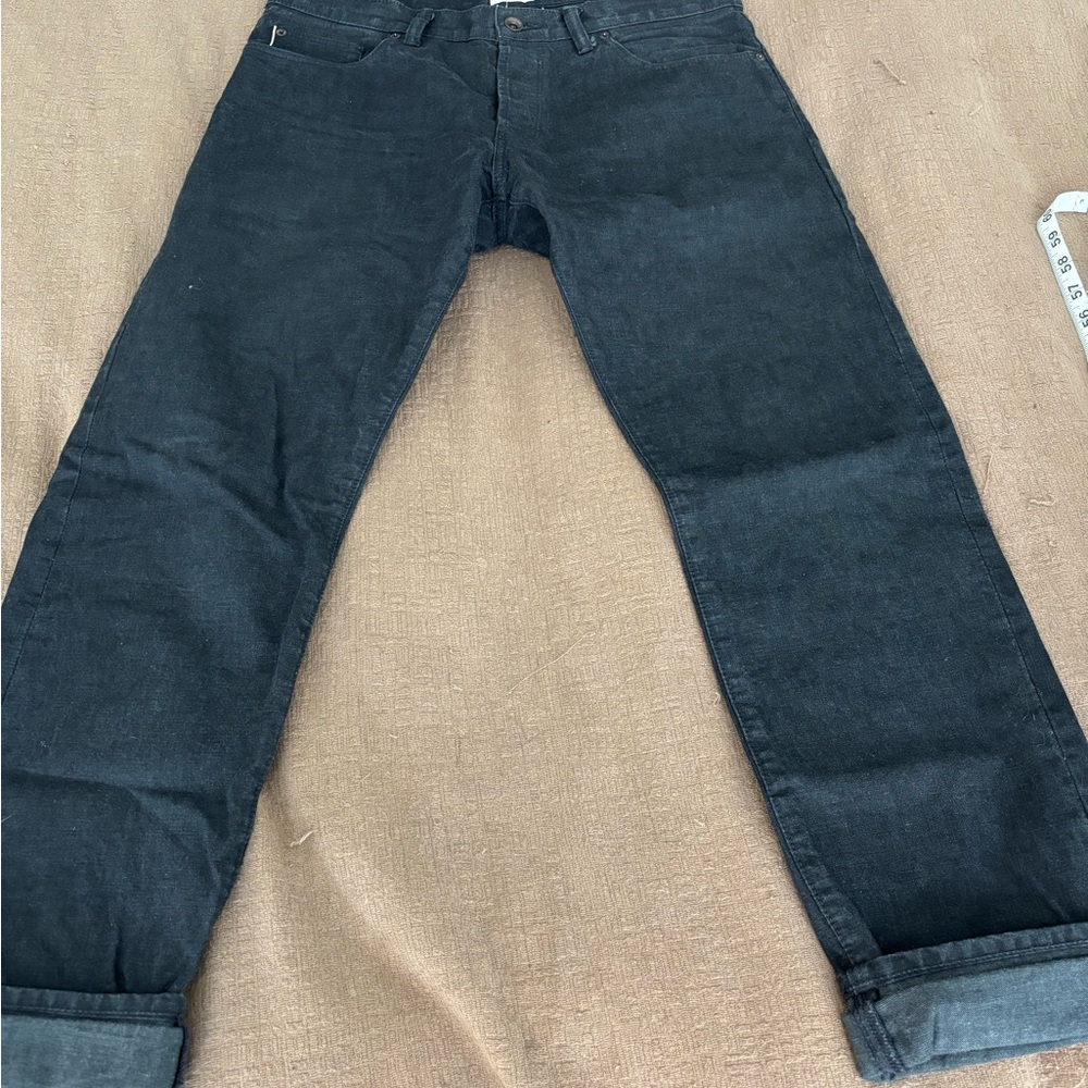 Todd Snyder Black Japanese Selvedge Denim Jeans
